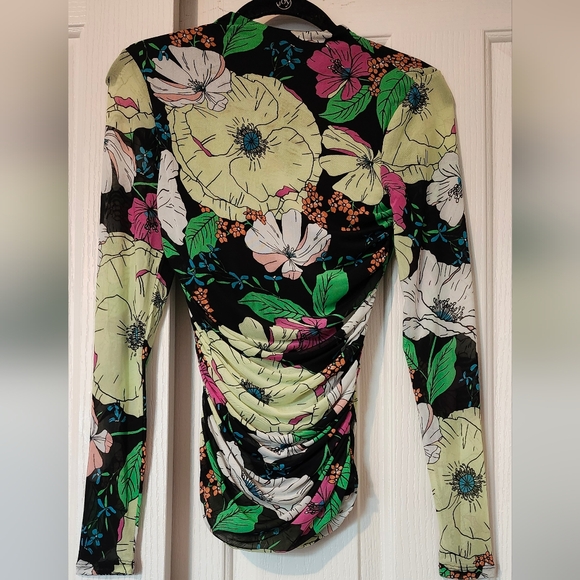 Juniors AFRM Los Angeles Limelight Bloom Blouse in Size S/P - Picture 1 of 9